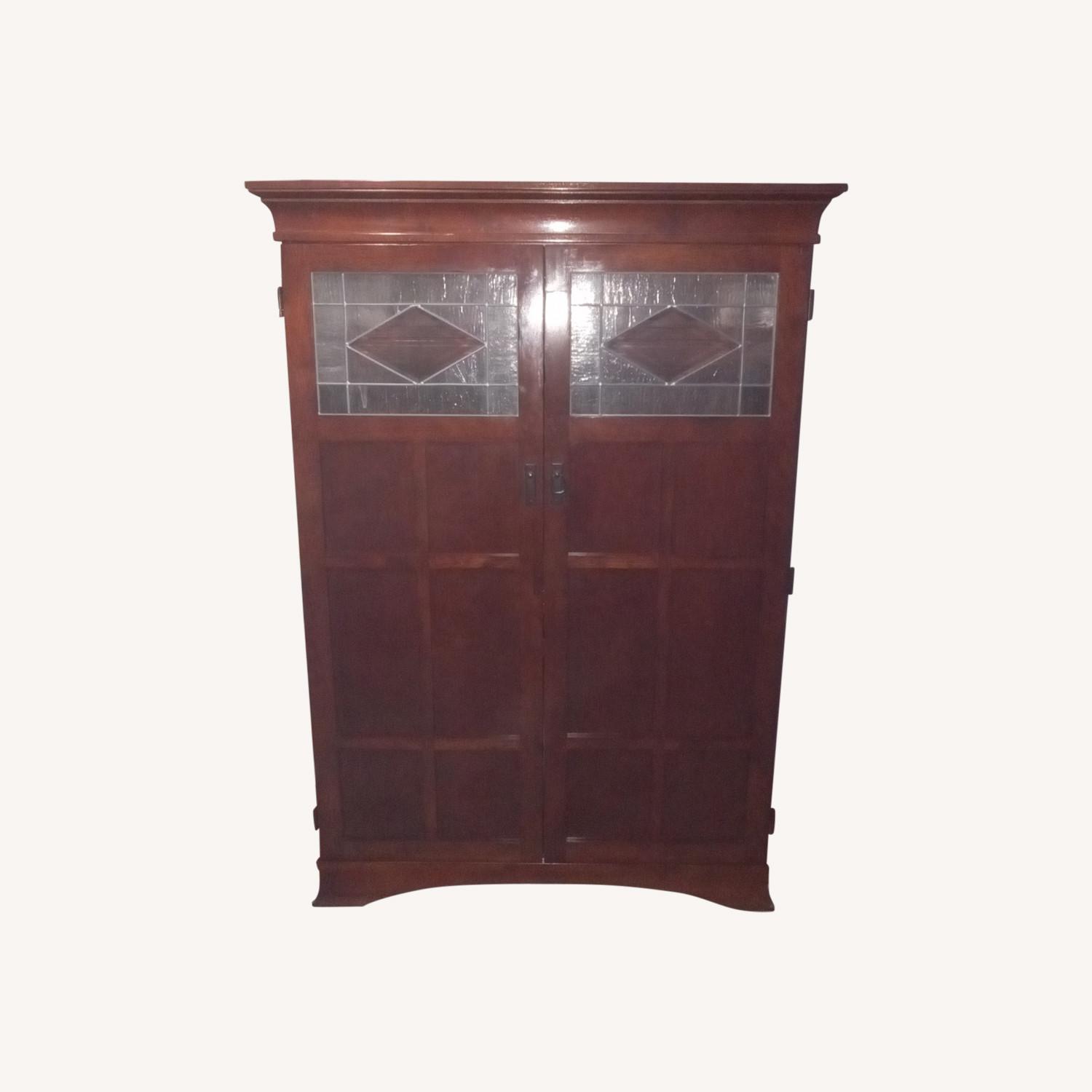 Cherry Wood Credenza - image-0