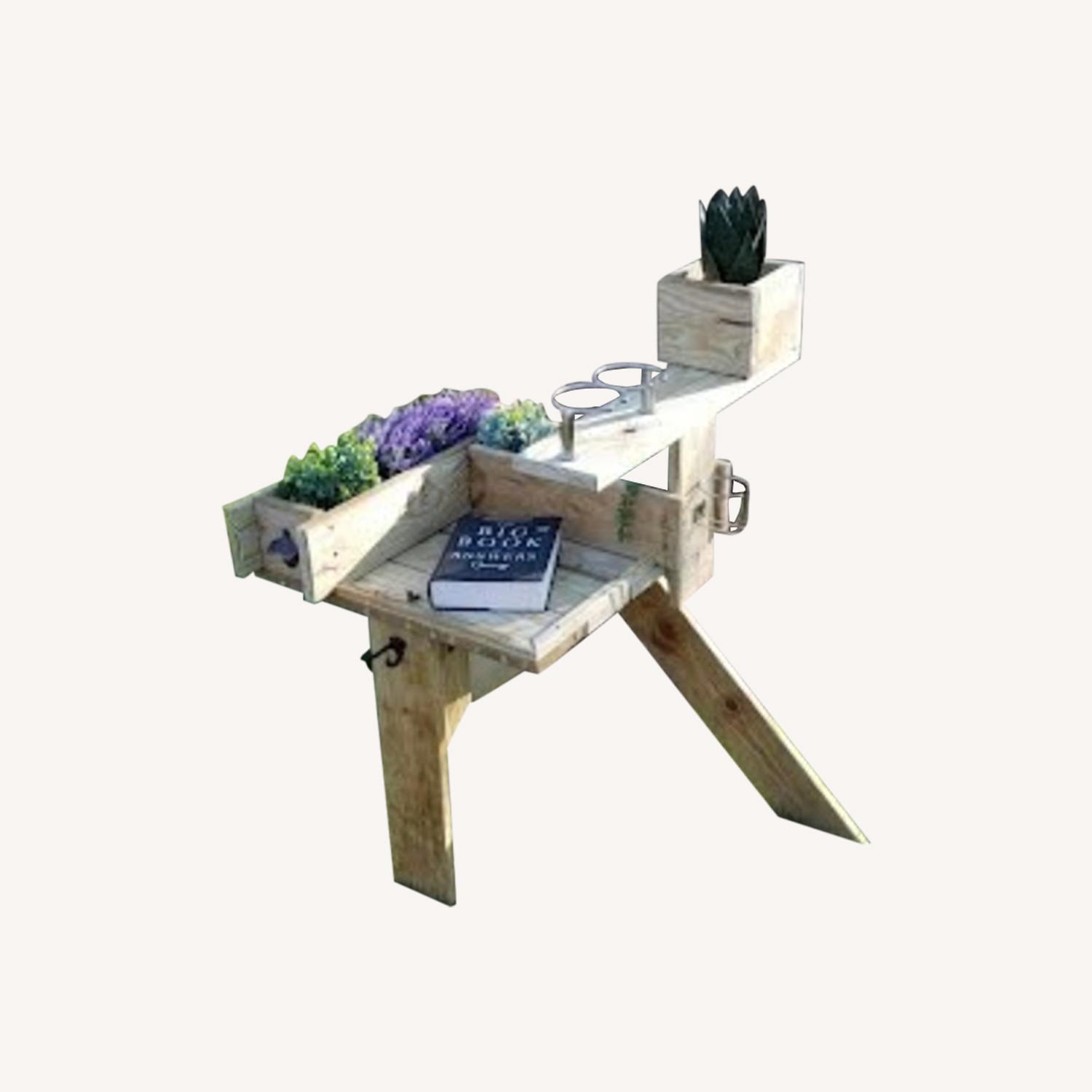 Decorative Outdoor Plant Table Homemade - image-0