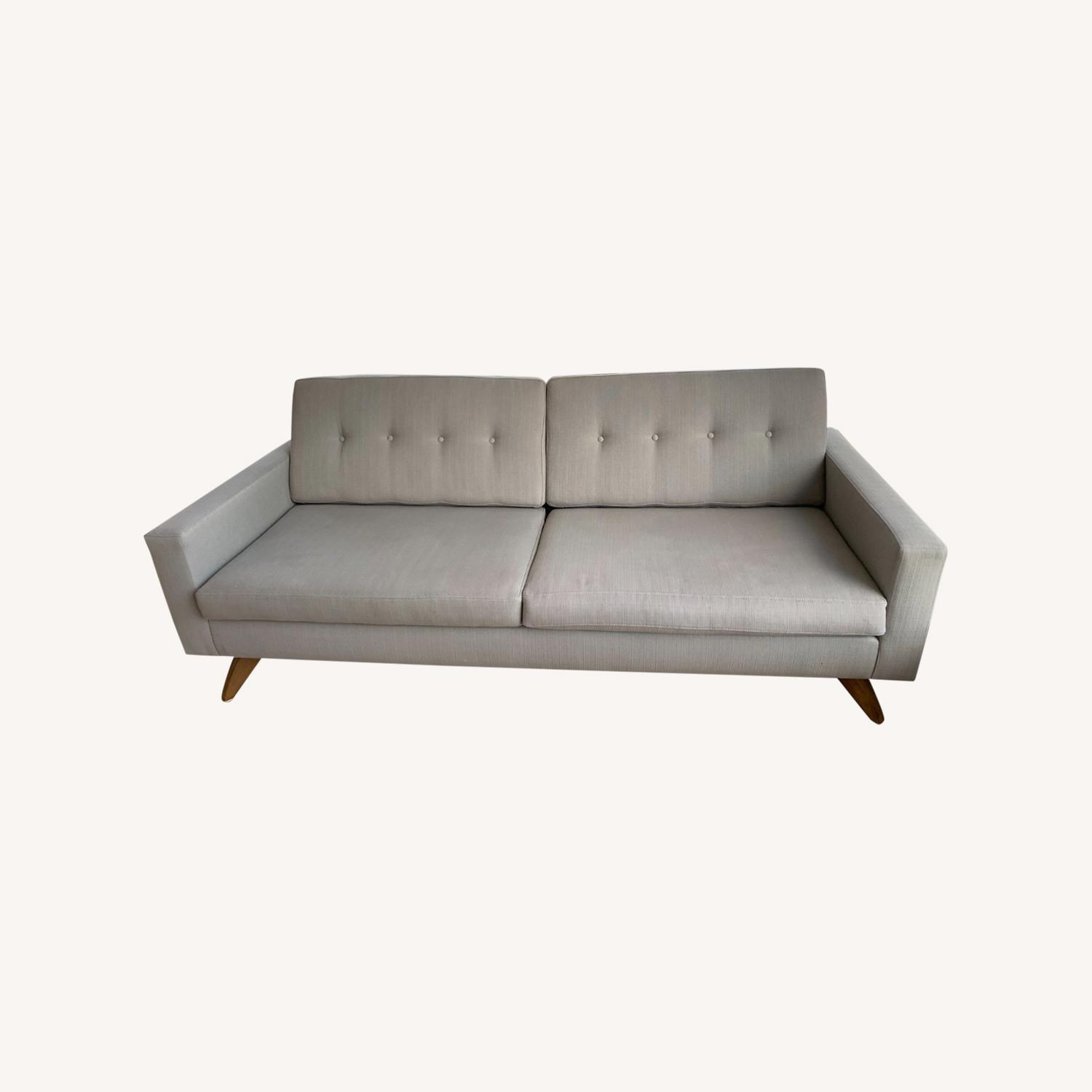 True Modern Luna 84" Dove Grey Sofa - image-0
