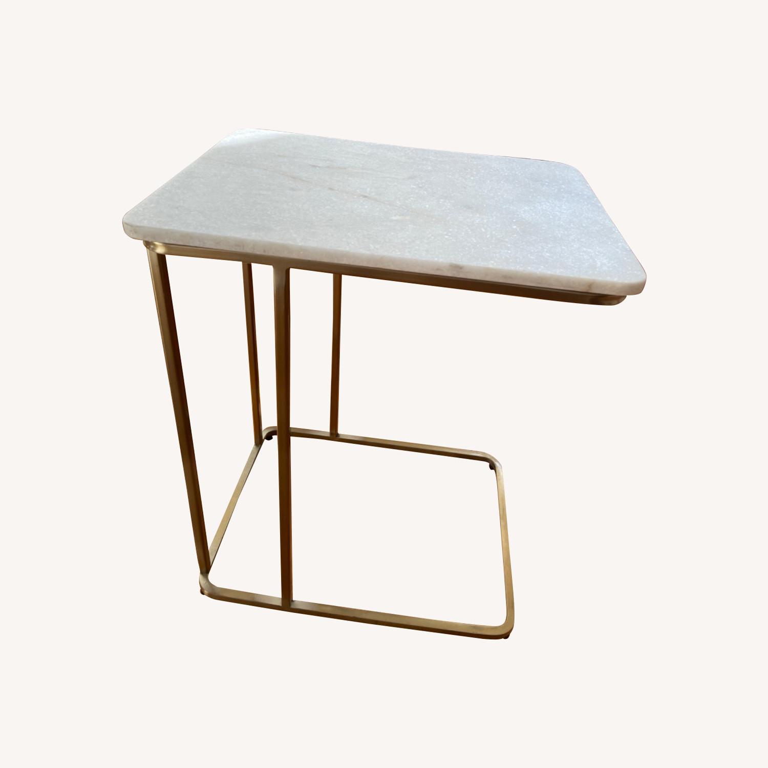 Target Marble/Gold Side Table AptDeco