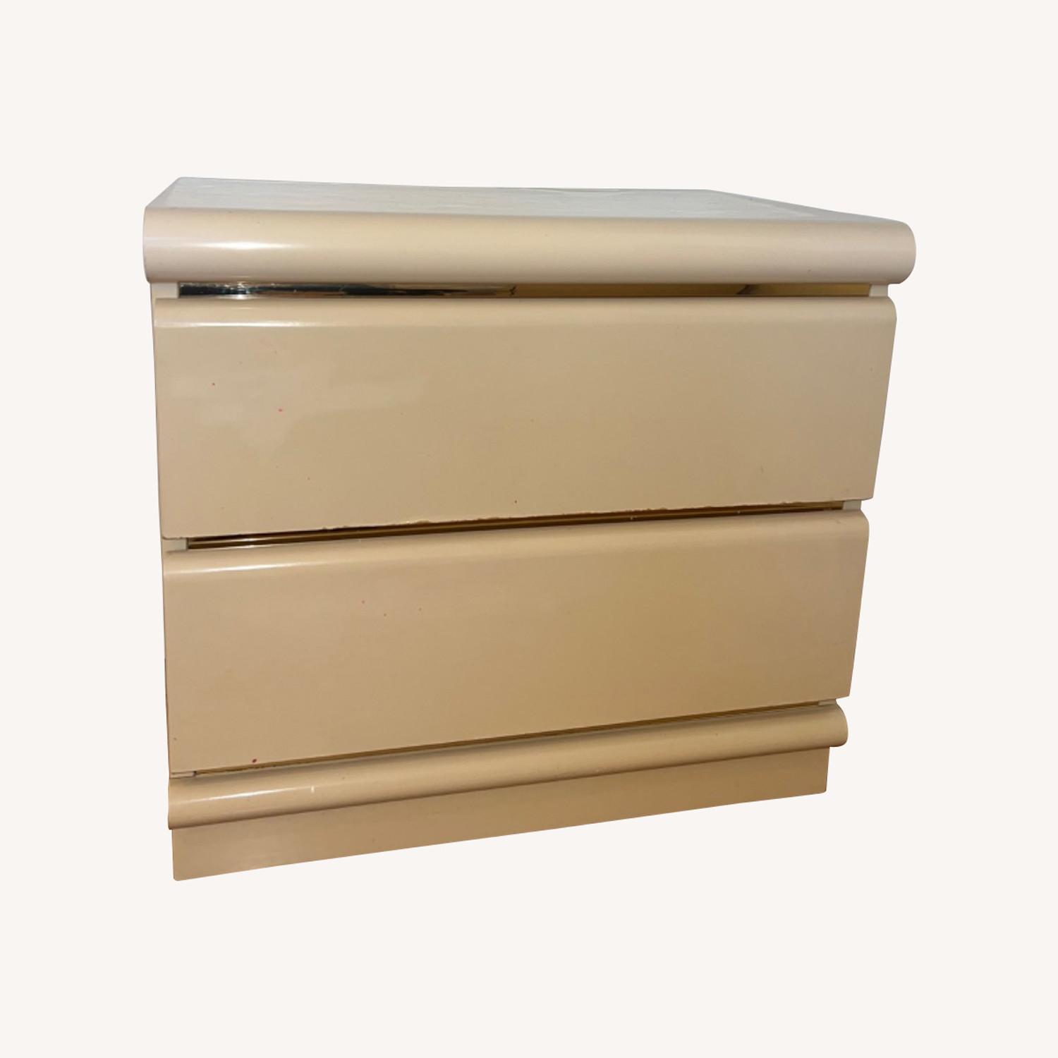 1980s Postmodern Vintage Broyhill Nightstand - image-0