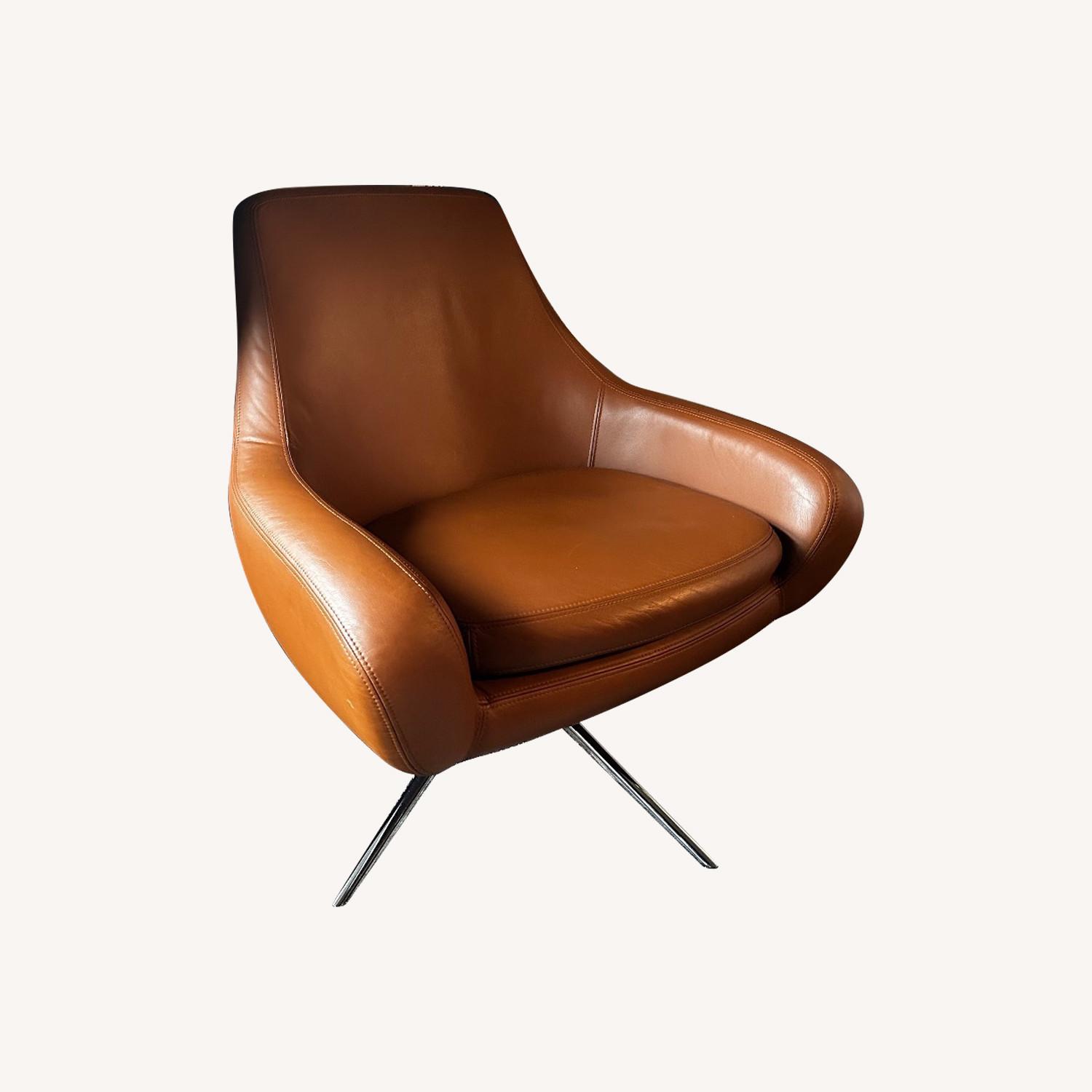 Design Within Reach Noomi Chair and Ottoman AptDeco