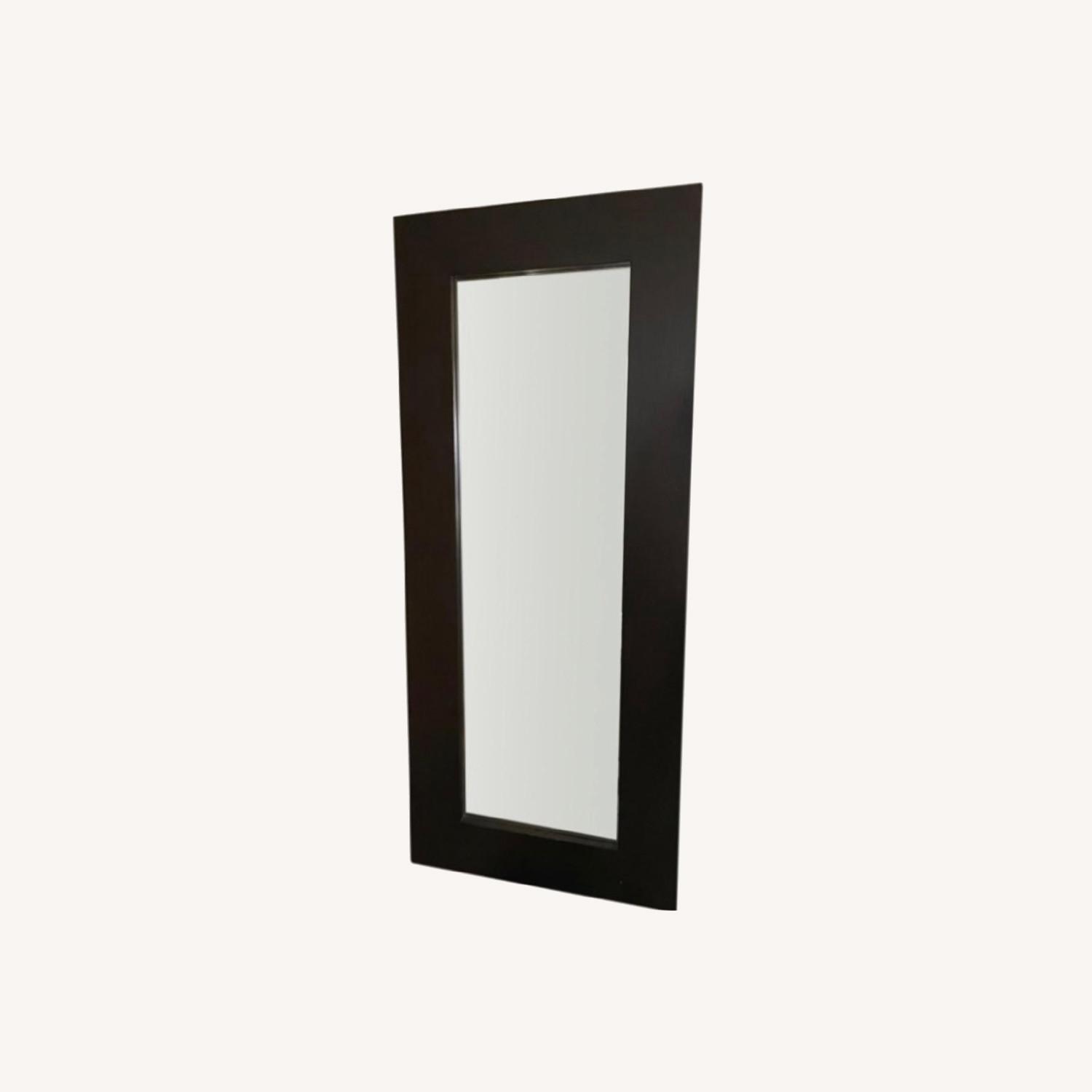 Pottery Barn Floor Length Wooden Mirror AptDeco