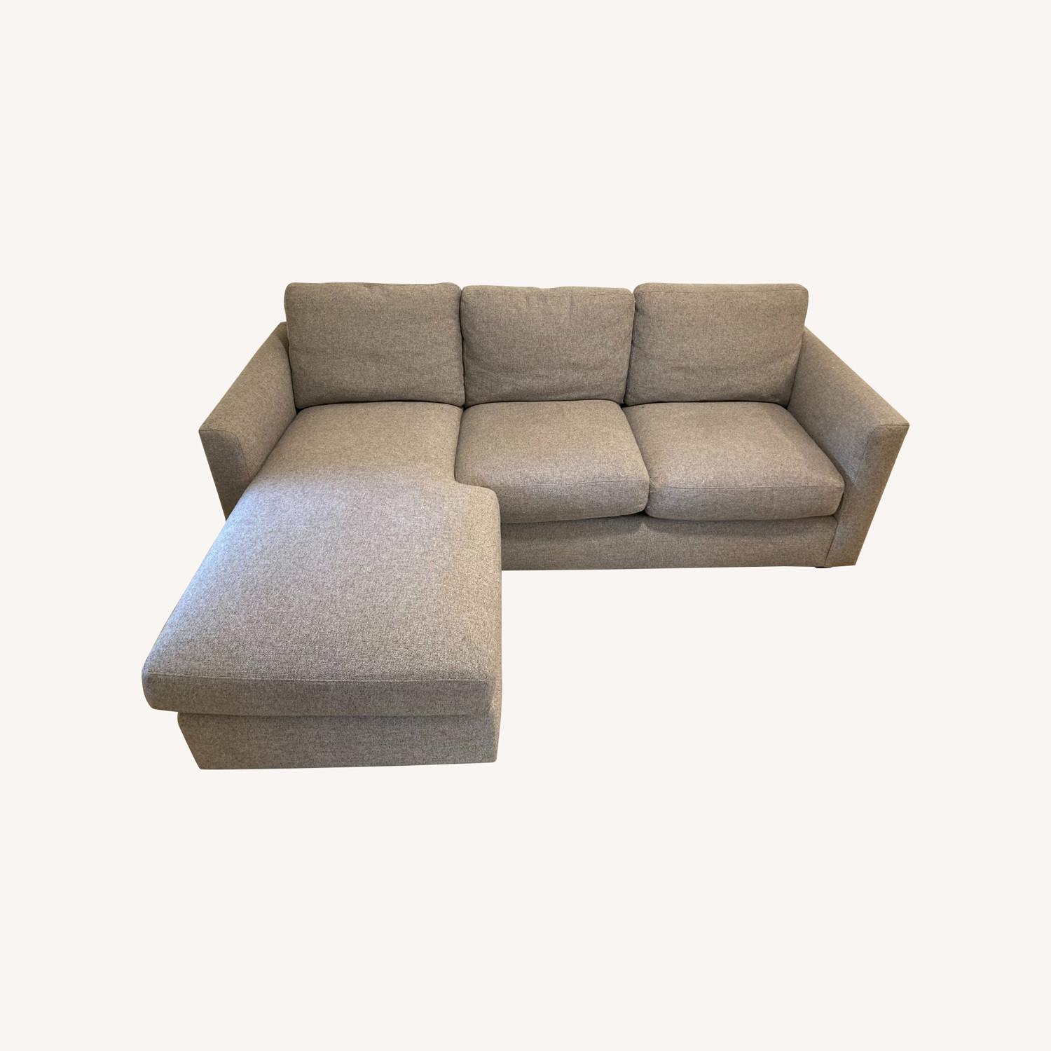 Room & Board 88" Sofa Reversible Storage Chaise - image-0