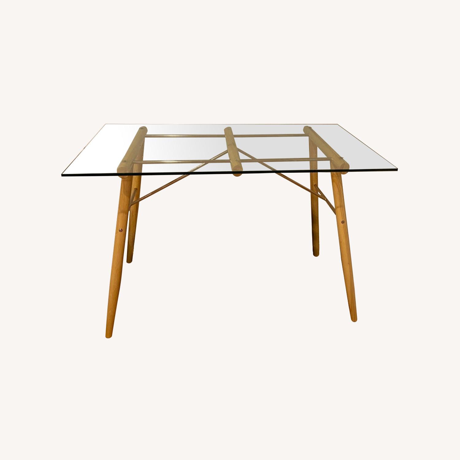 Wayfair GlassTopped Desk AptDeco