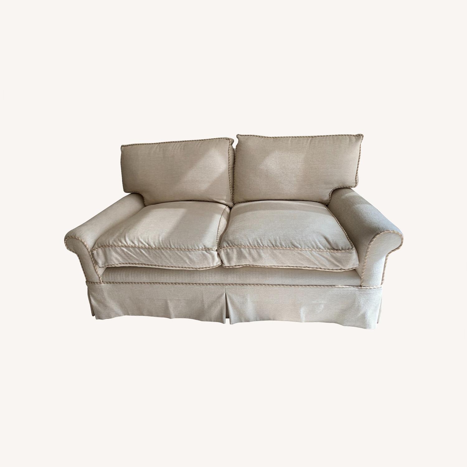 Custom Upholstered Down Filled Sofa AptDeco