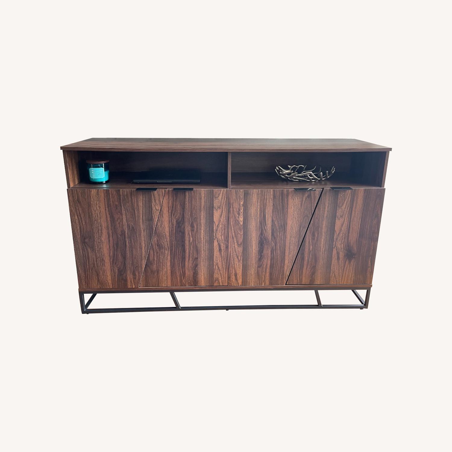 Industrial Chest Drawers Rustic Storage Unit 7 Fabric Drawer Metal Frame Cabinet | UK