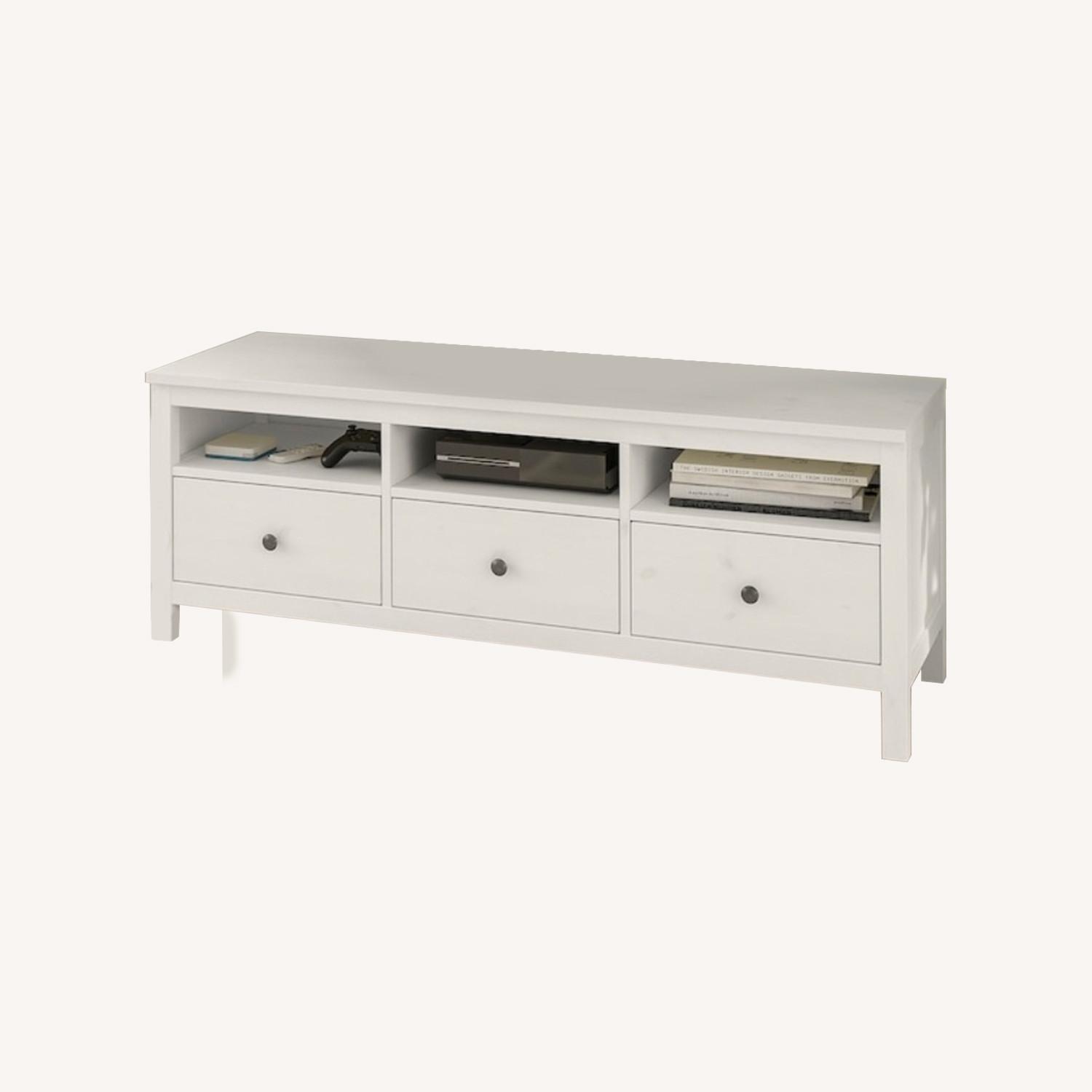 IKEA Hemnes White TV Console AptDeco