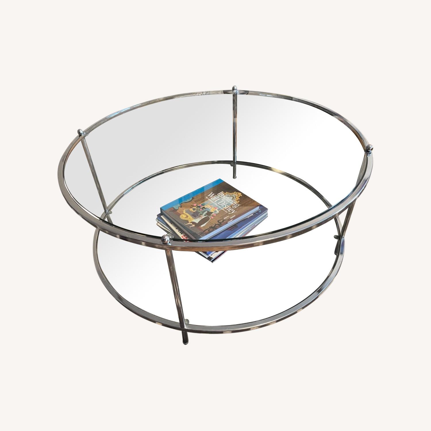 Overstock Glass Coffee Table AptDeco