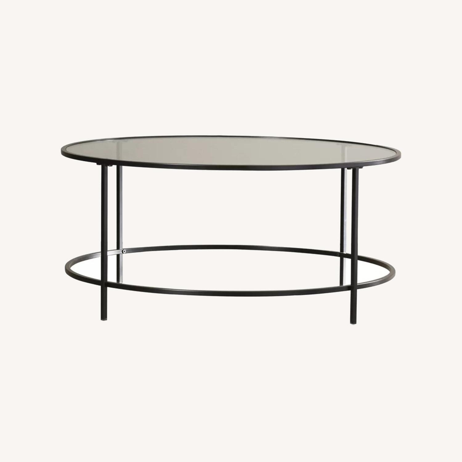 Wayfair Black Danity Coffee Table Glass AptDeco