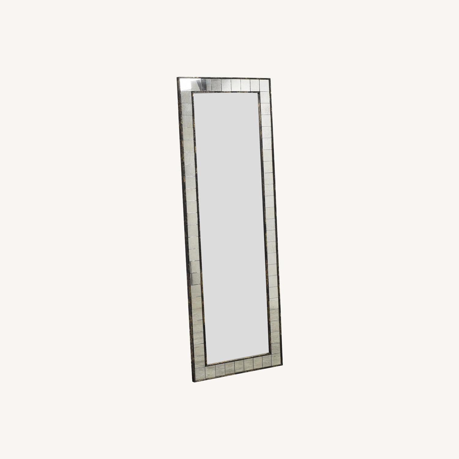 West Elm Floor Tiled Mirror - AptDeco