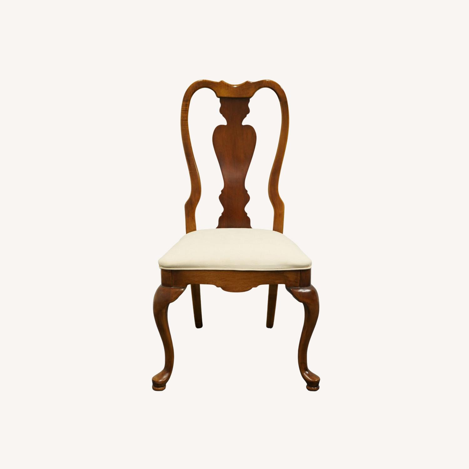 Stanley Set of 4 Cherry Traditional Dining Chairs AptDeco