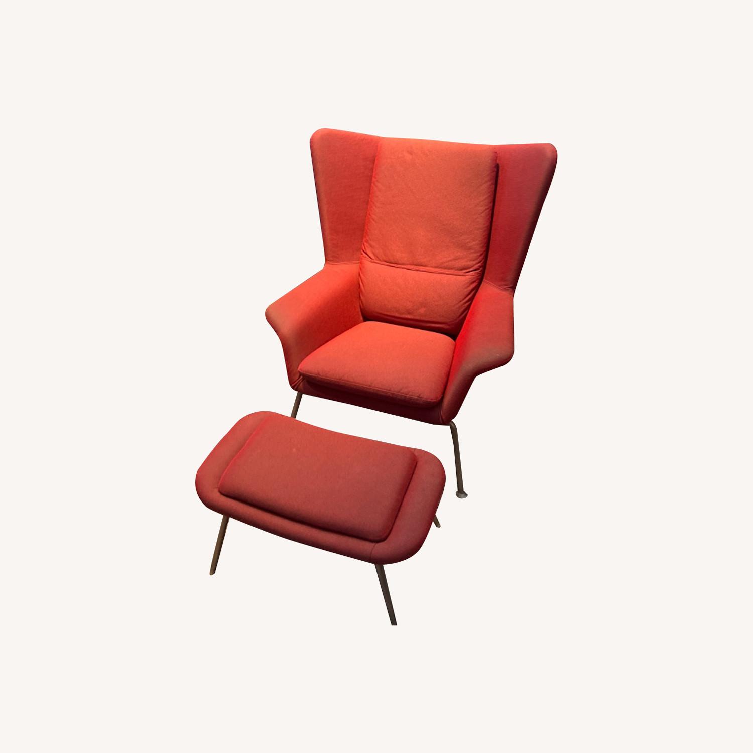 BoConcept Dublin Chair with Footstool - image-0