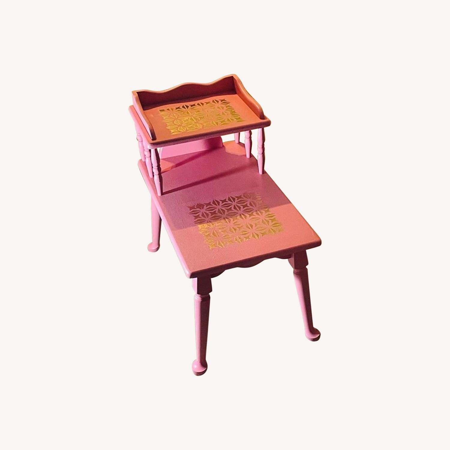 Retro Step End Table - image-0