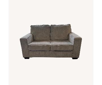 Raymour & Flanigan Light Grey Loveseat