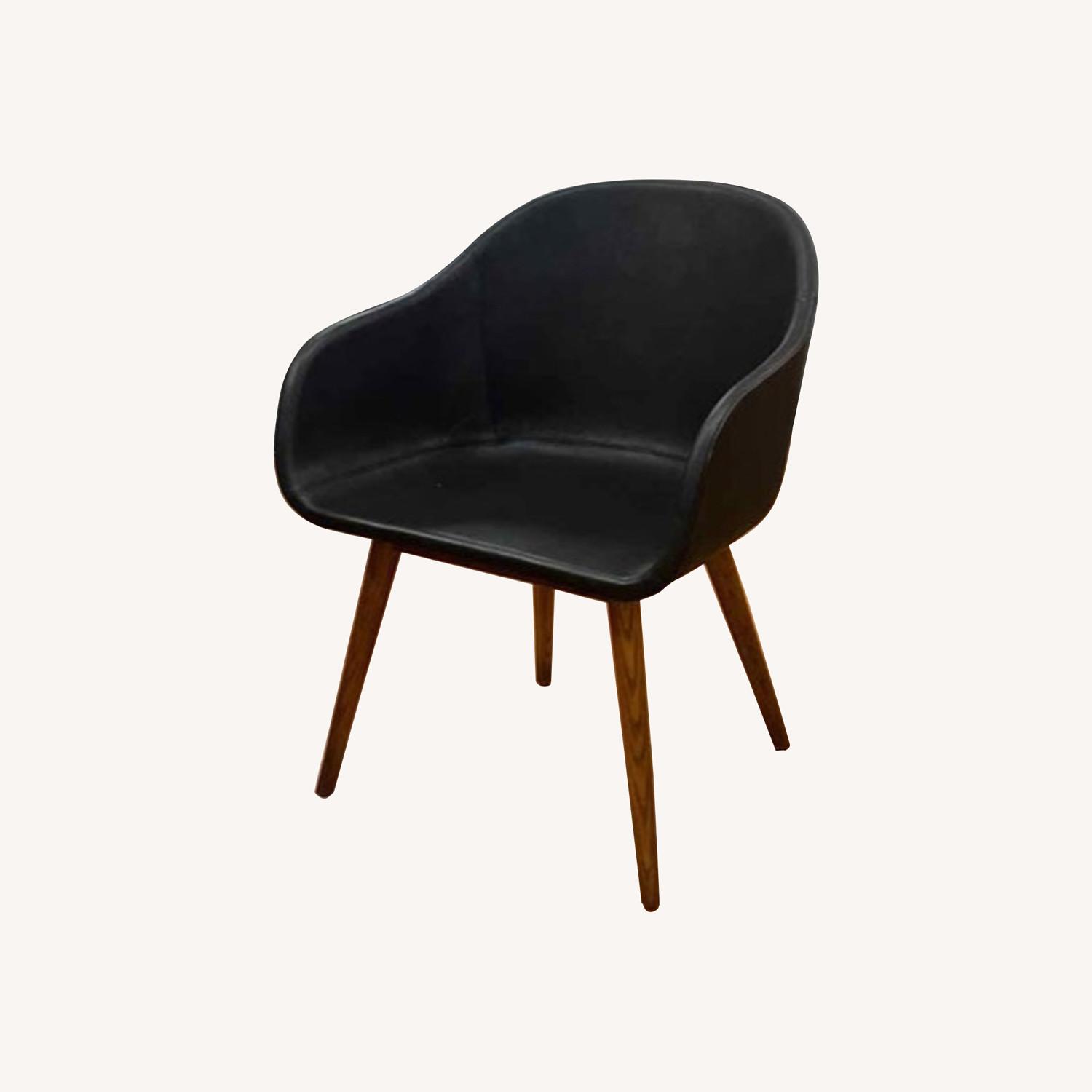 CB2 Black Venice Studio Office/Task/Dining Chair - image-0