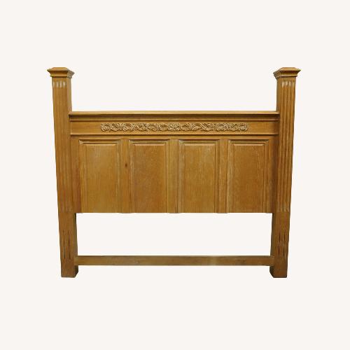 Furniture Traditions Oak Wall Unit Bed Frame AptDeco