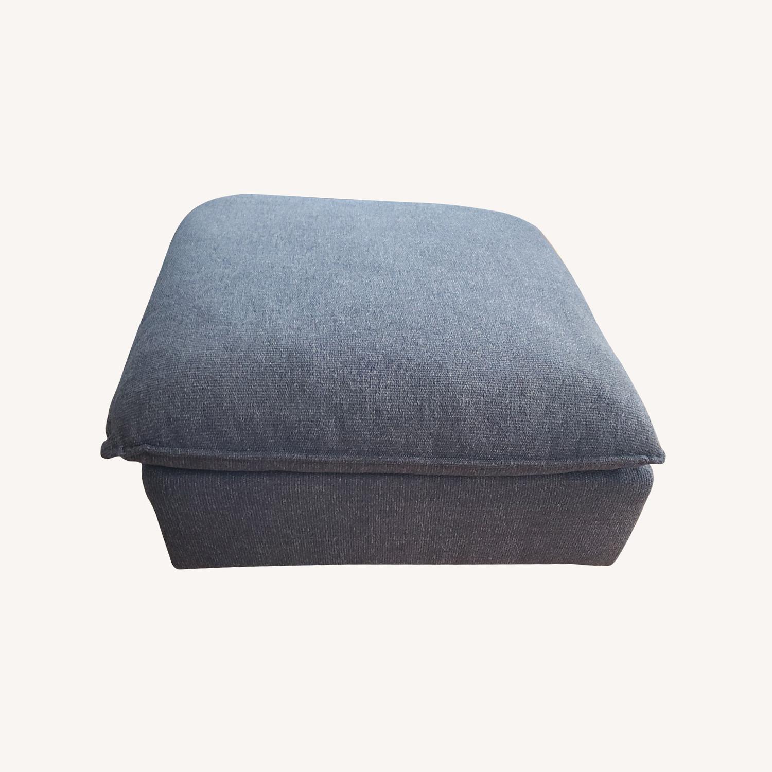 Crate & Barrel Lotus Modular Low Ottoman - image-0