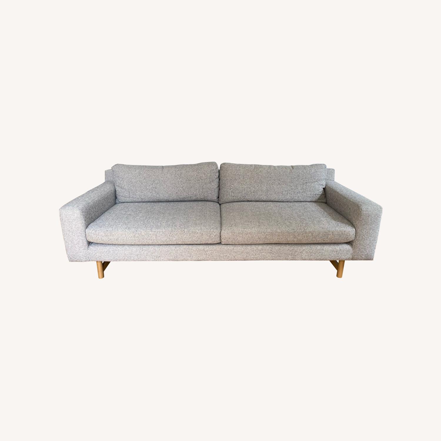 West Elm Grey Eddy Sofa 82" AptDeco