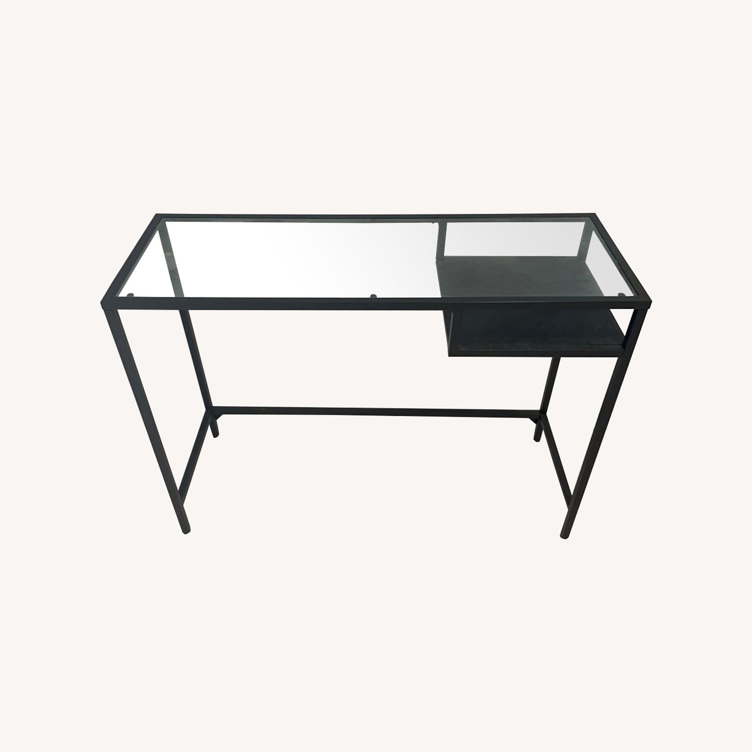 IKEA Vittsjo Laptop Table Blackbrown/glass AptDeco