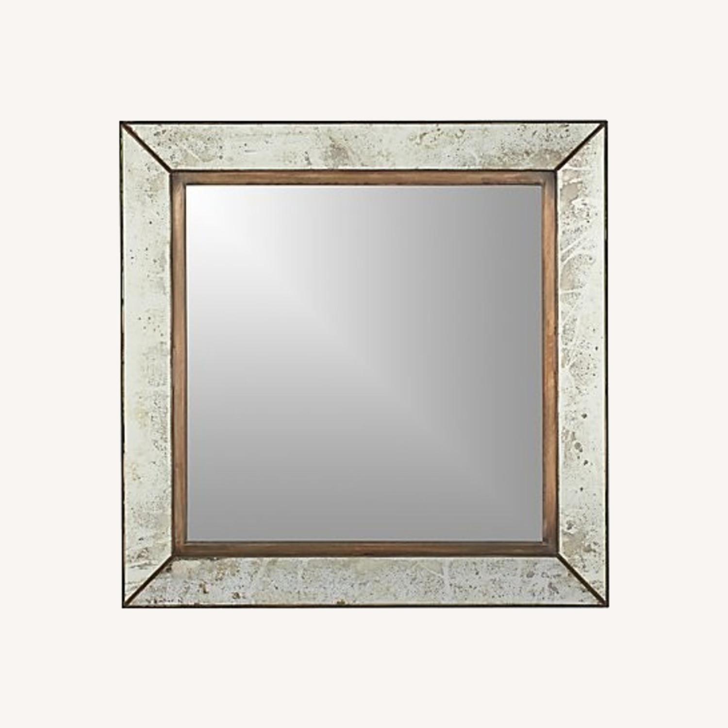 Crate & Barrel Dubois Large Square Wall Mirror - image-0