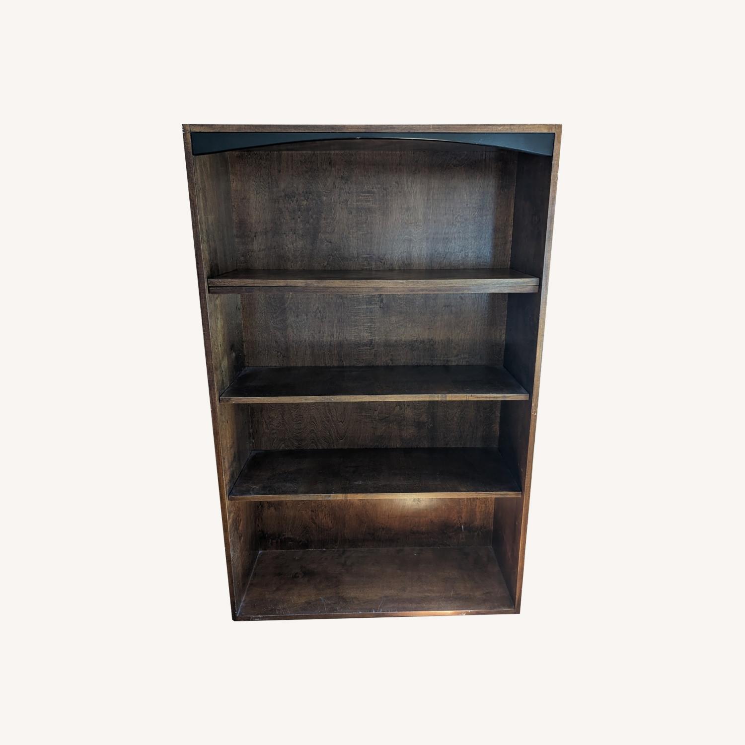 Wooden Bookcase 4 Shelves - image-0