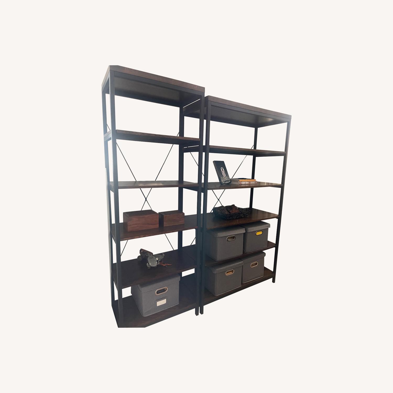InspireQ Open Back Bookcase Set / Media Tower - image-0