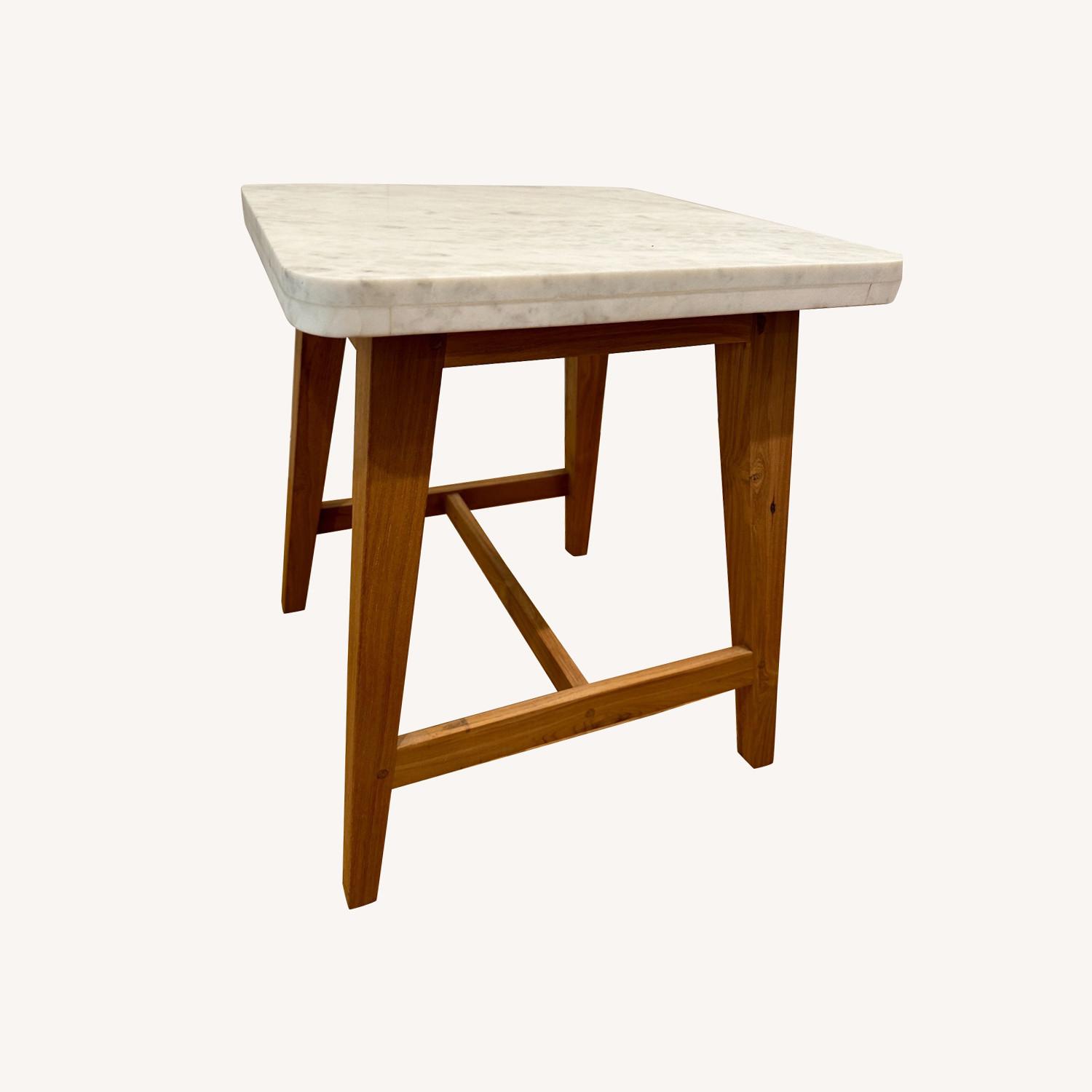 Crate & Barrel Cliff Side Table 18x18 - image-0