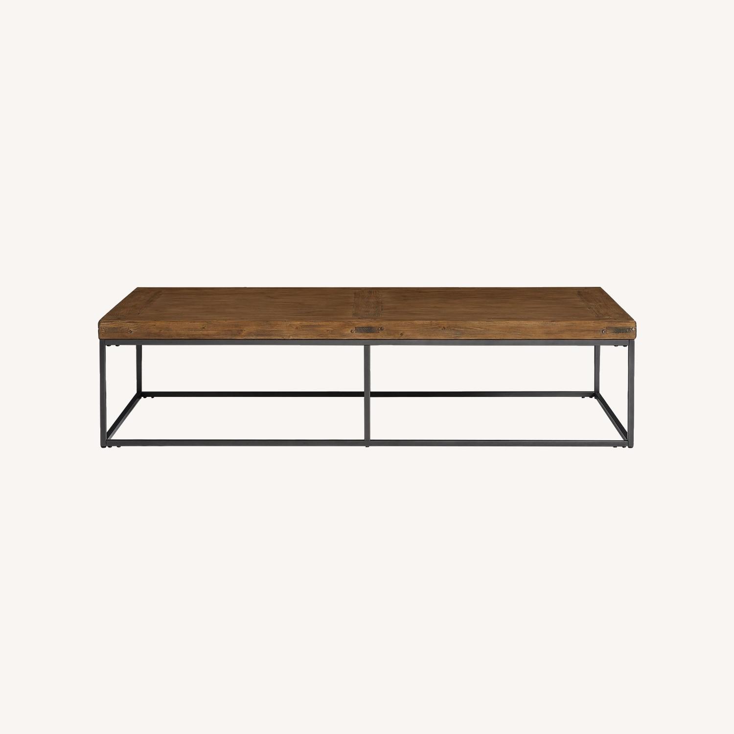 Pottery Barn Malcolm Rectangular Grand Coffee Table AptDeco