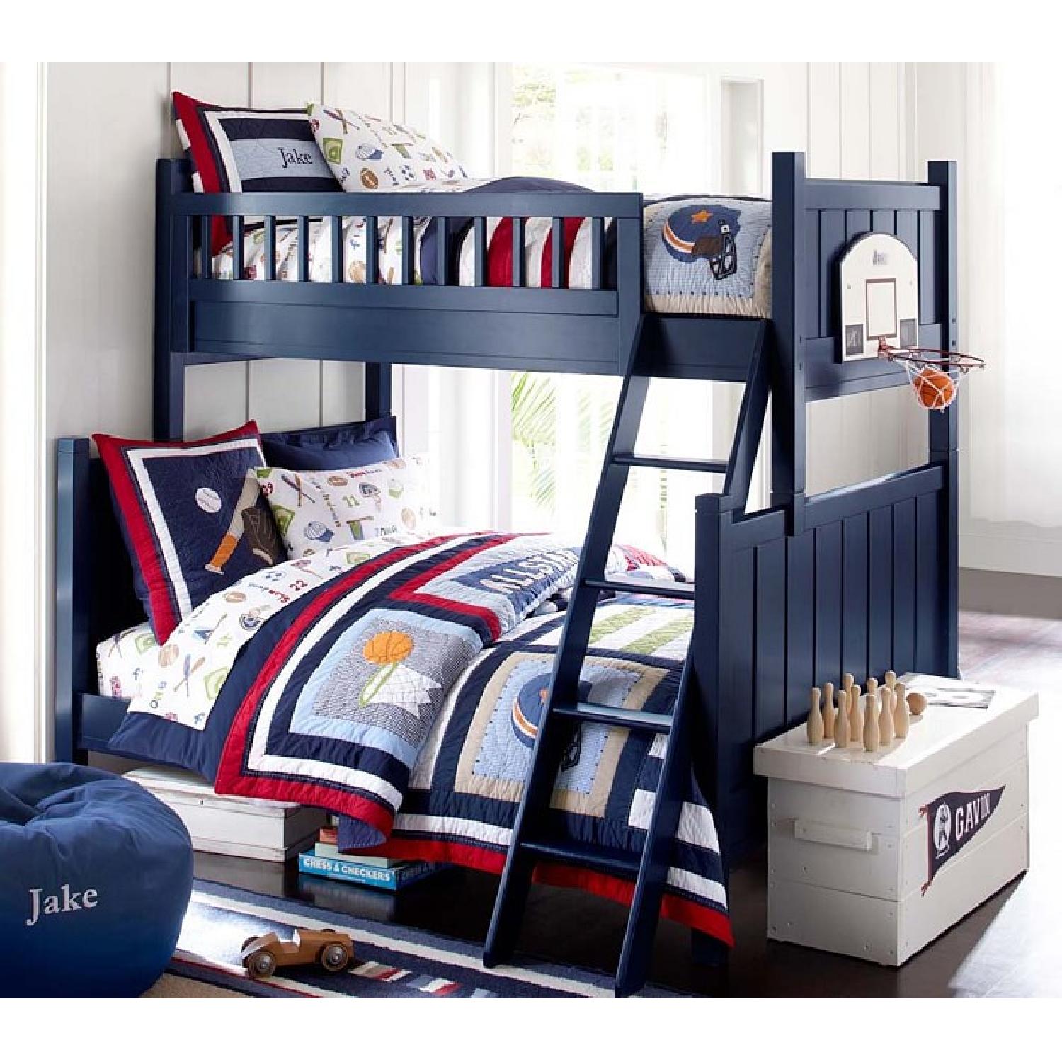 Pottery Barn Camp Twin Over Full Bunk Bed - image-6