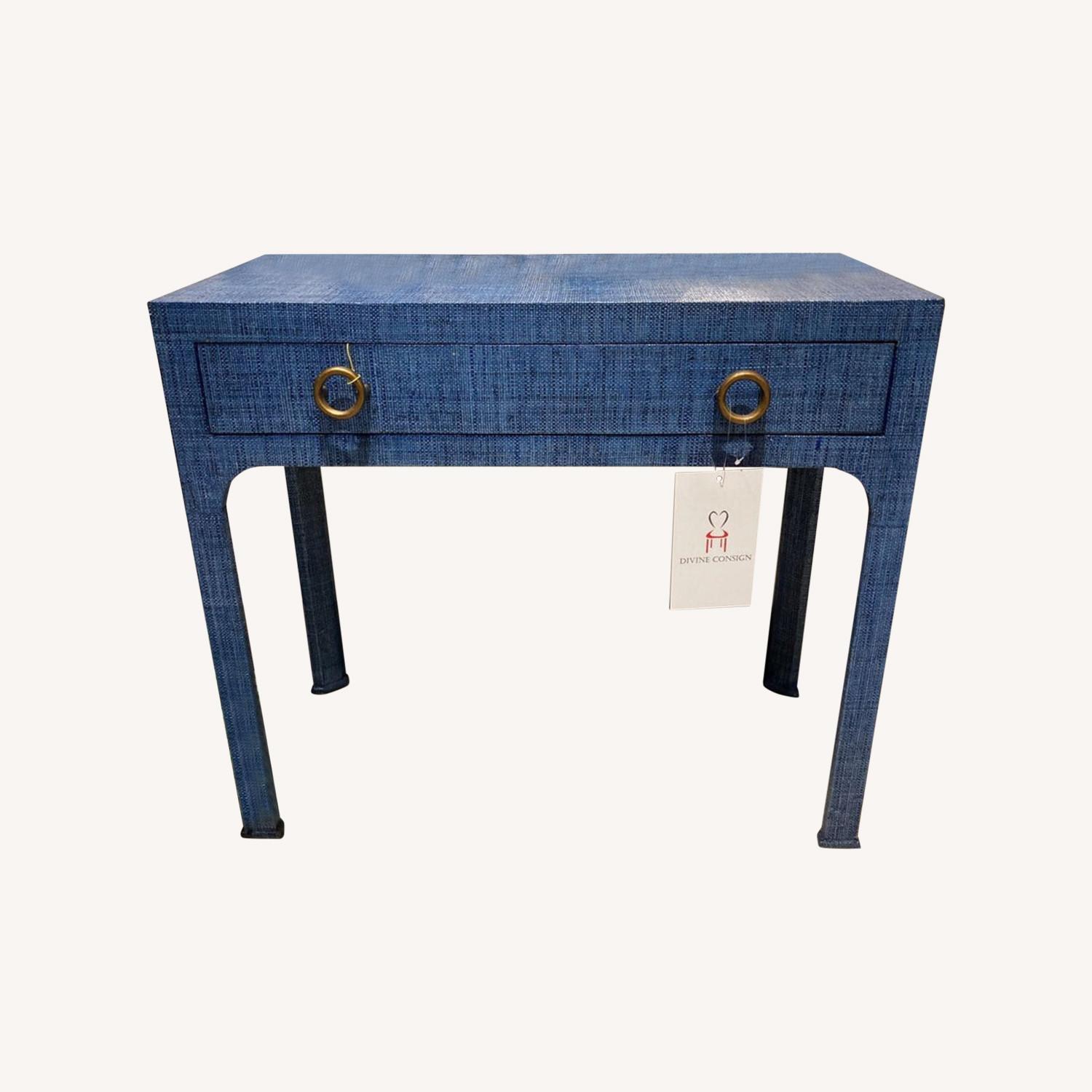 Raffia Console Table - image-0