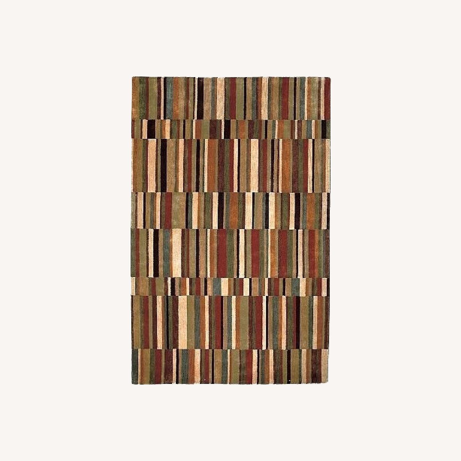 Ethan Allen Broken Line Rug - image-0