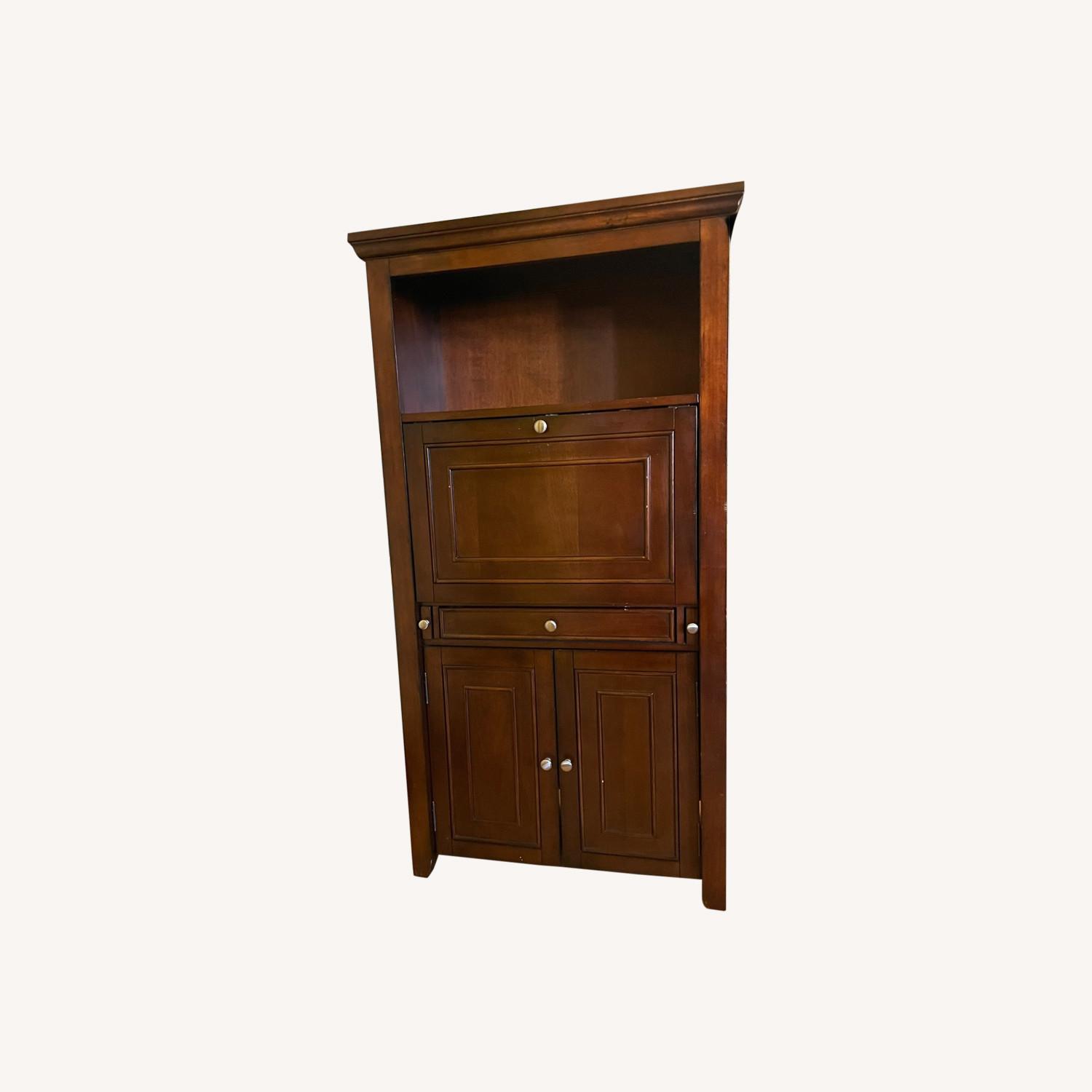 Solid Wood Desk Unit AptDeco