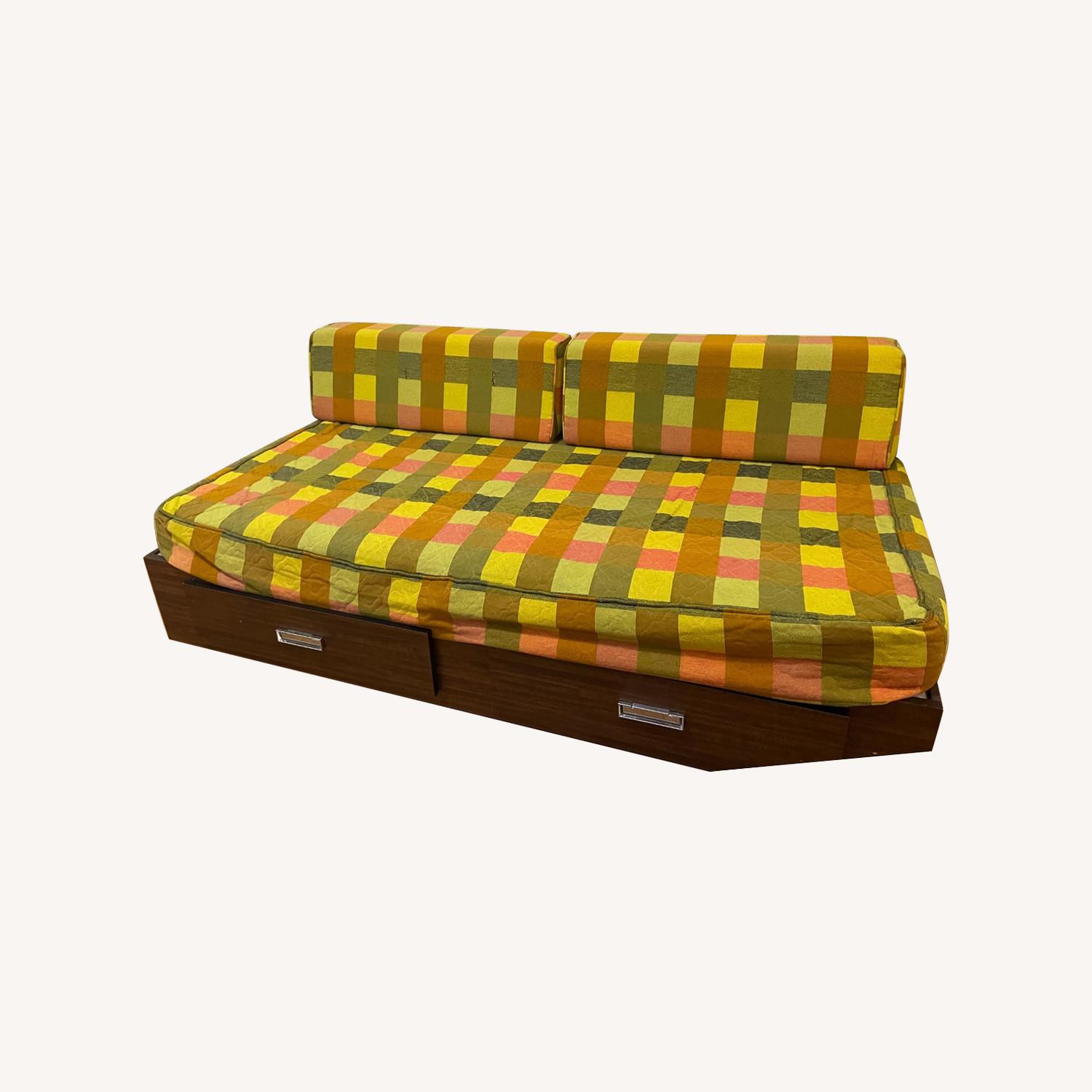 1960s Sunbeam Vintage Daybed Pattern Sofa - image-0