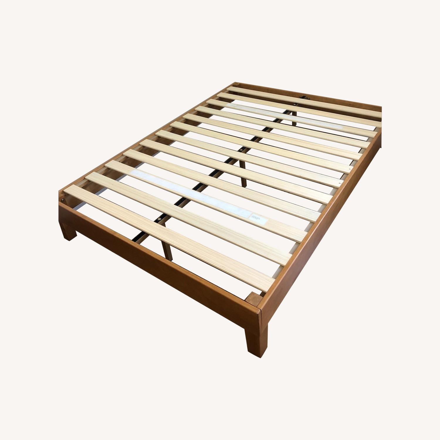 Wooden Platform Bed (Full) - image-0
