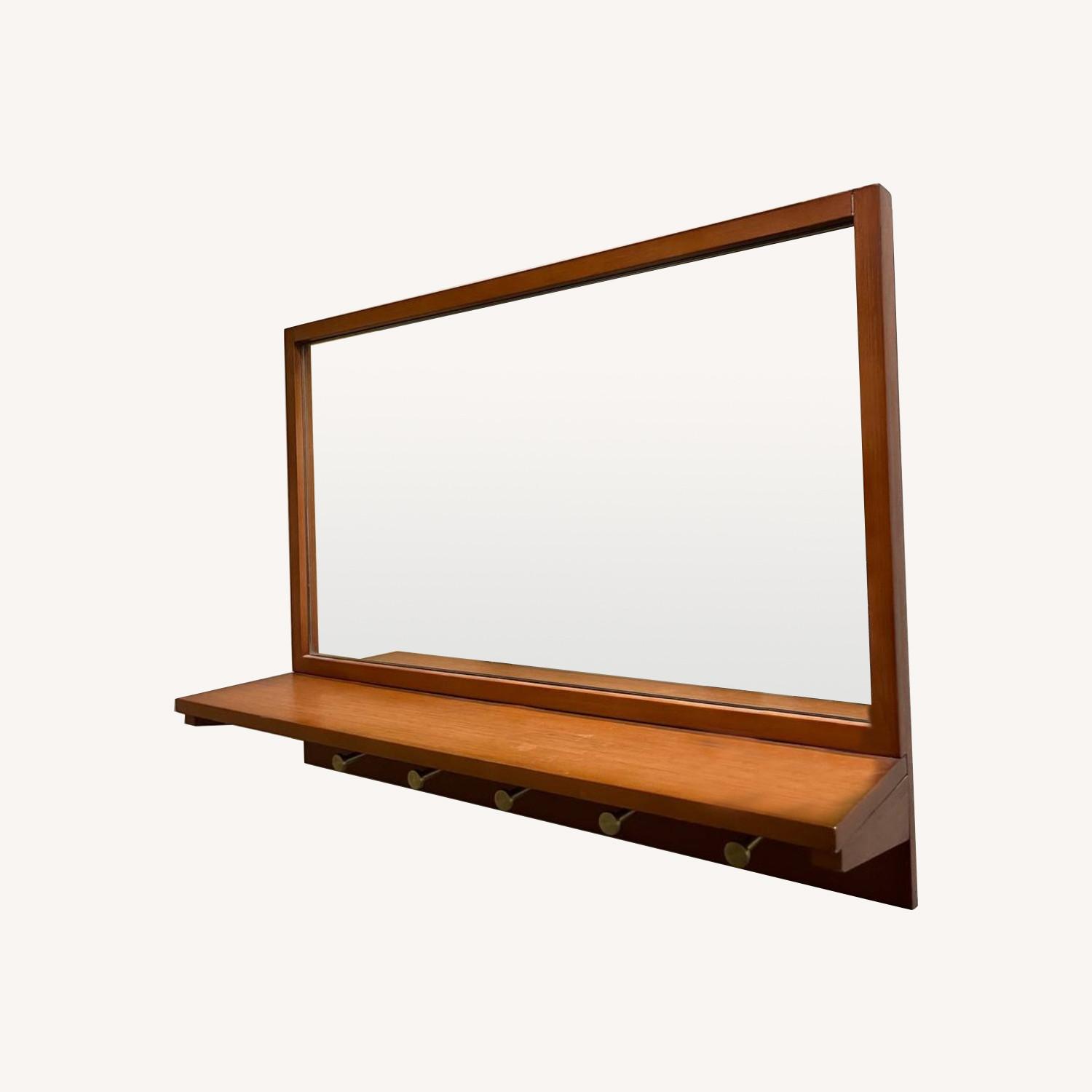 Wayfair Wall Mirror with Hooks - image-0
