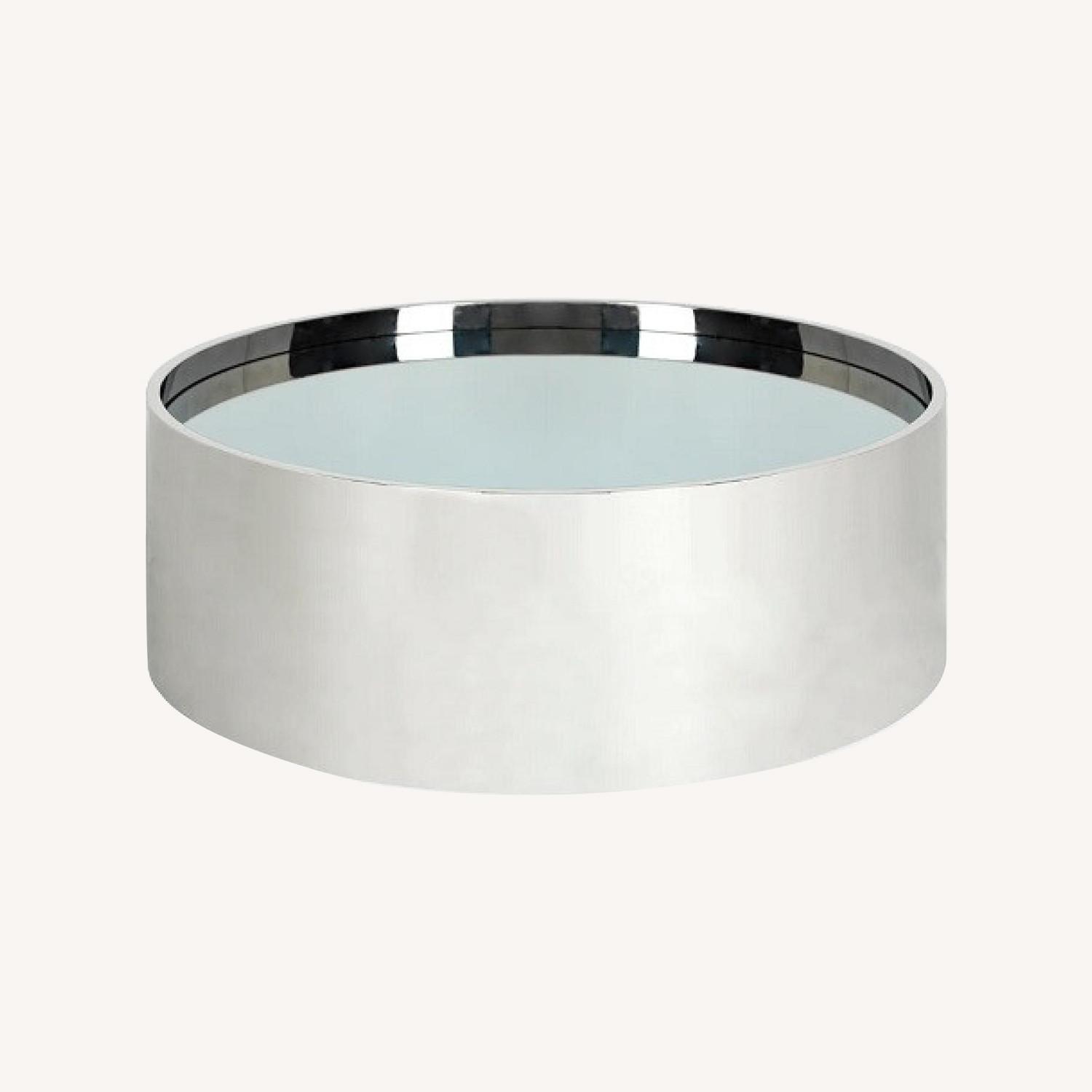 Jonathan Adler Smoked Mirror Cocktail Table - image-0