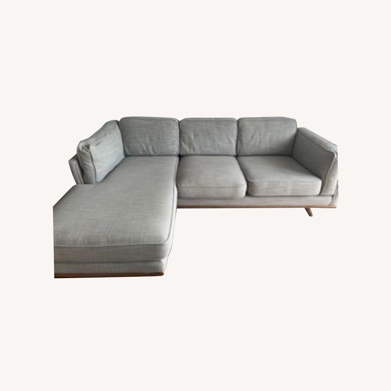 Article Timber Rain Cloud Gray Left Sectional - image-0