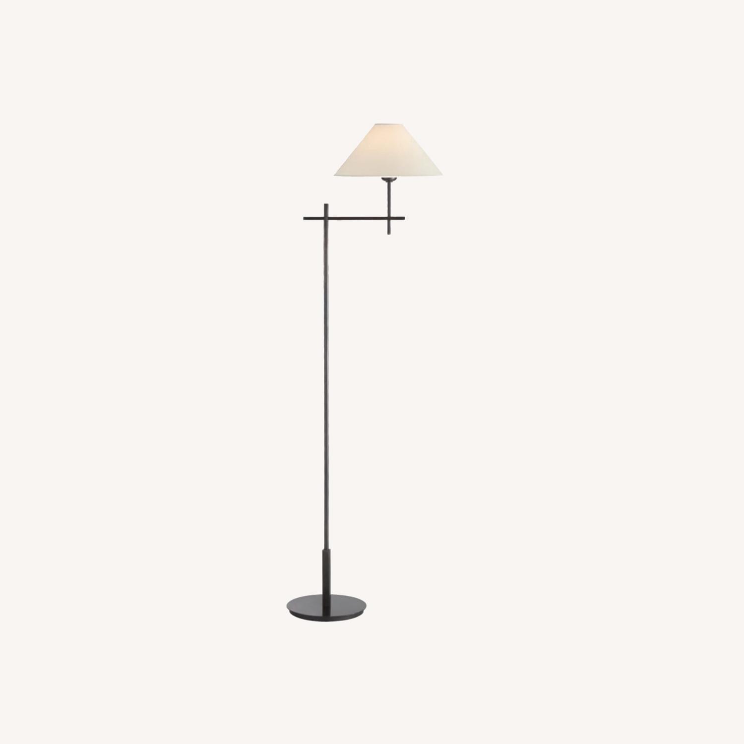 Hackney Arm Floor Lamp in Bronze - image-0