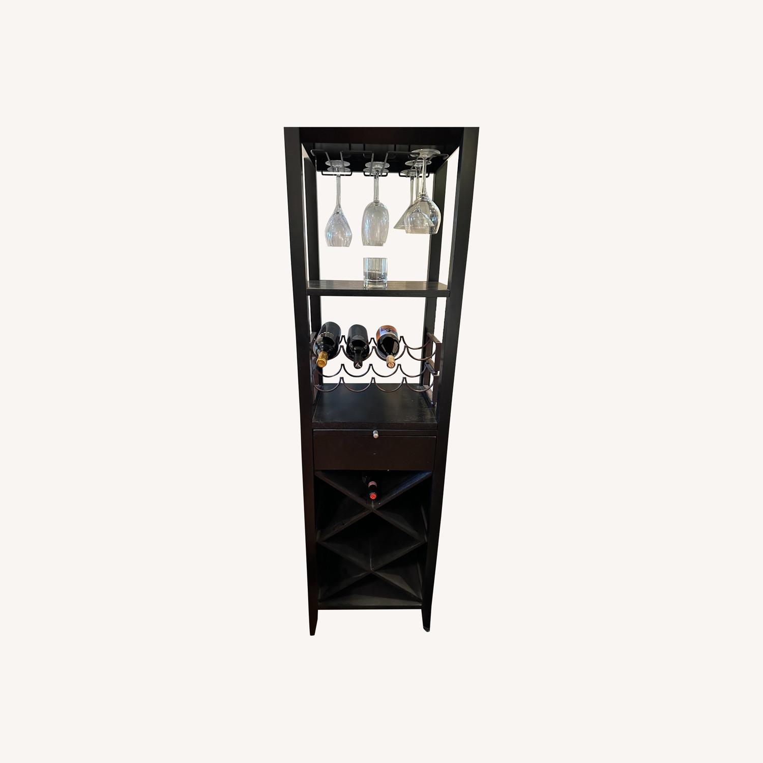 Black Wine Rack - image-0