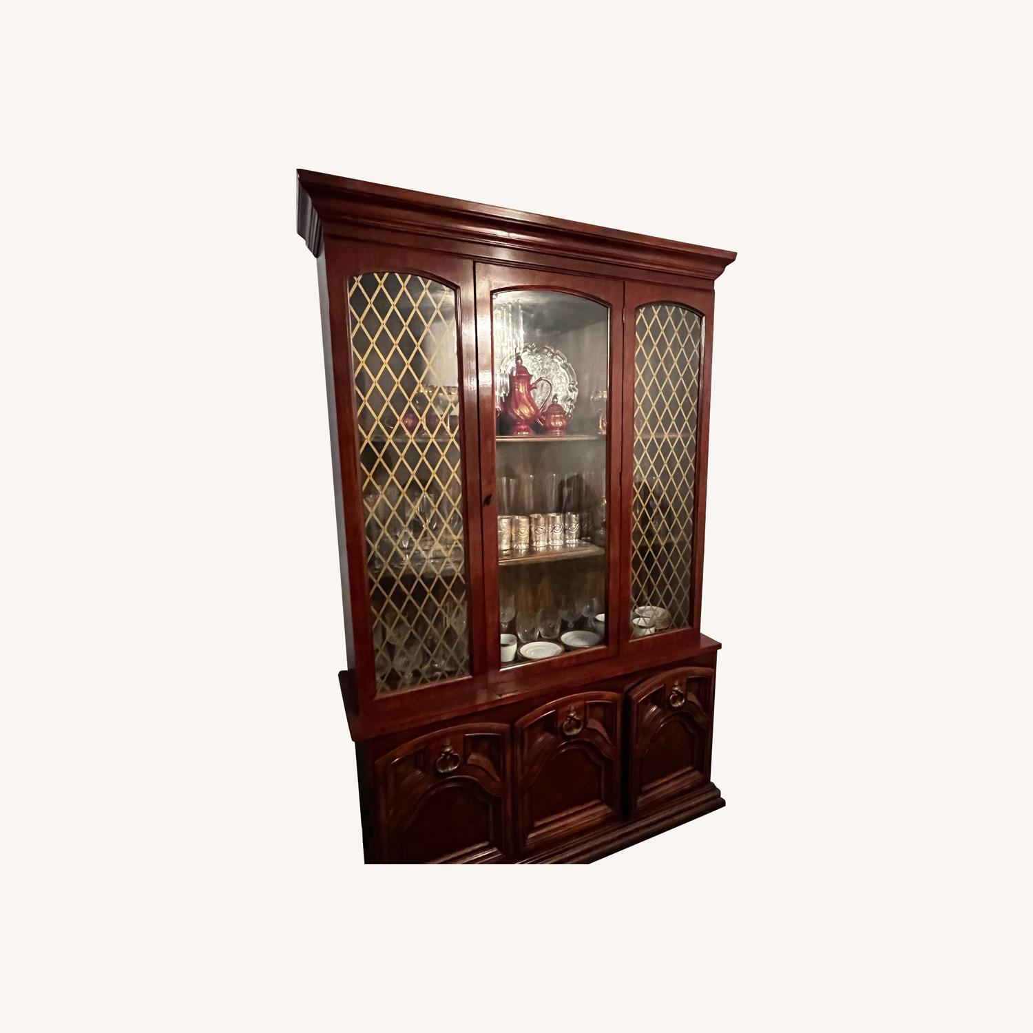 1970s Vintage China Cabinet - image-0