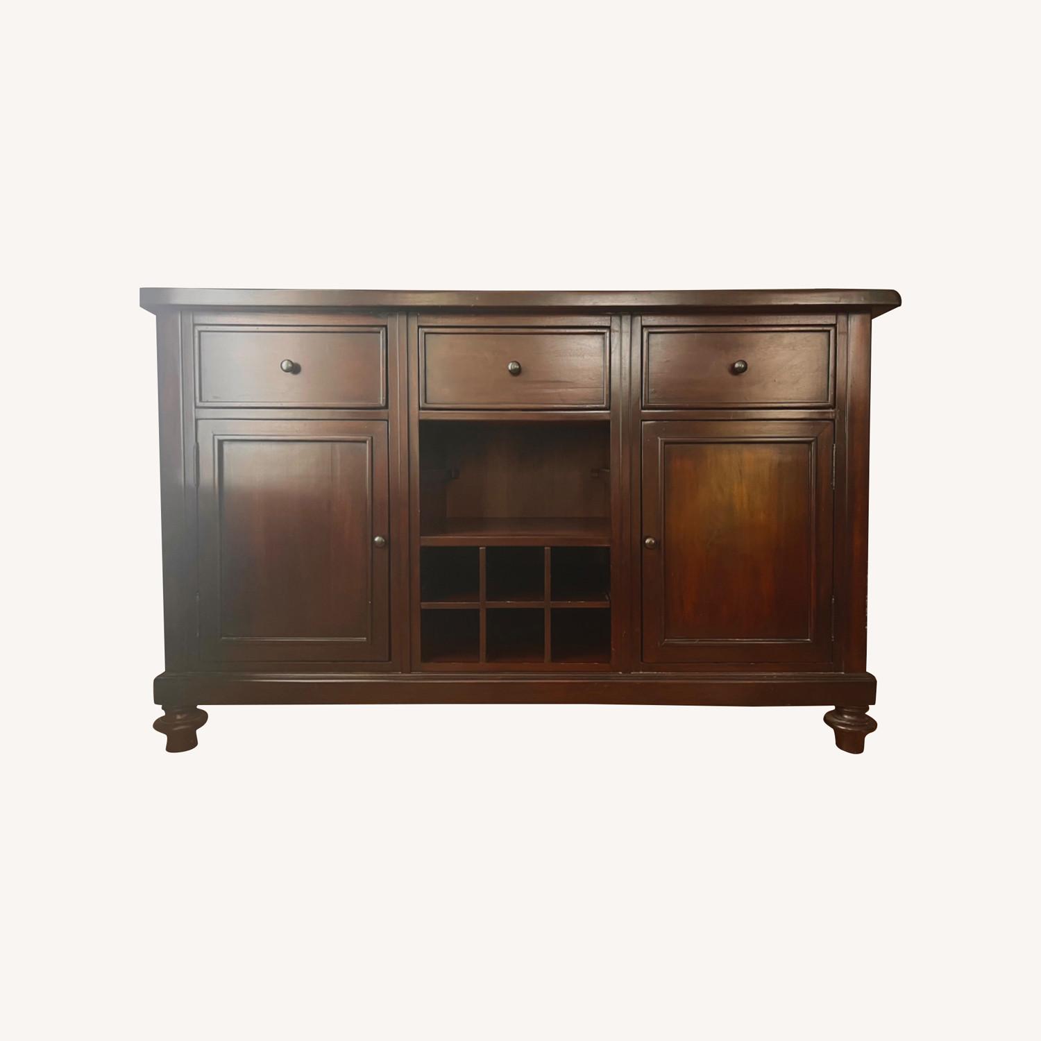 Pottery Barn Montego Mahogany Buffet - image-0