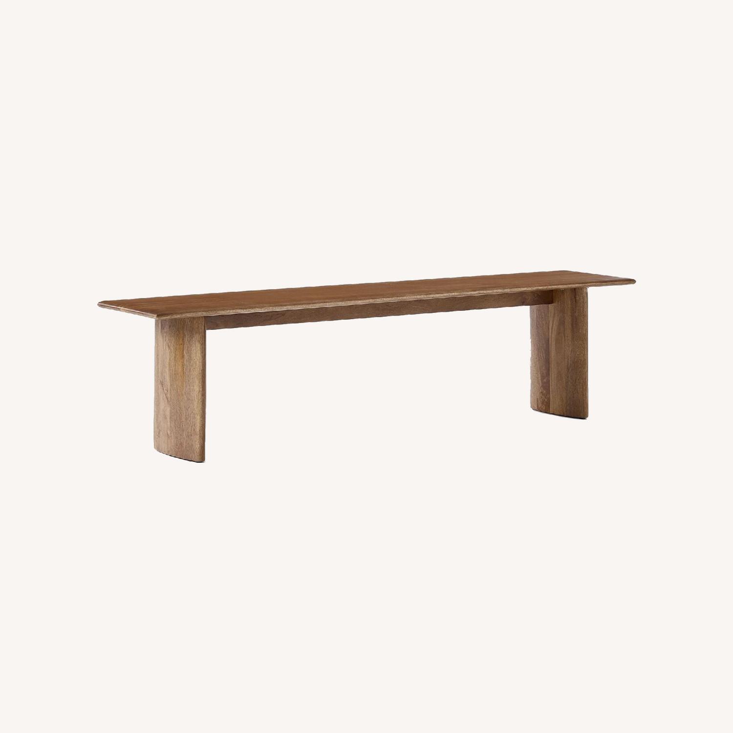 West Elm Anton Solid Wood Dining Bench 72" AptDeco