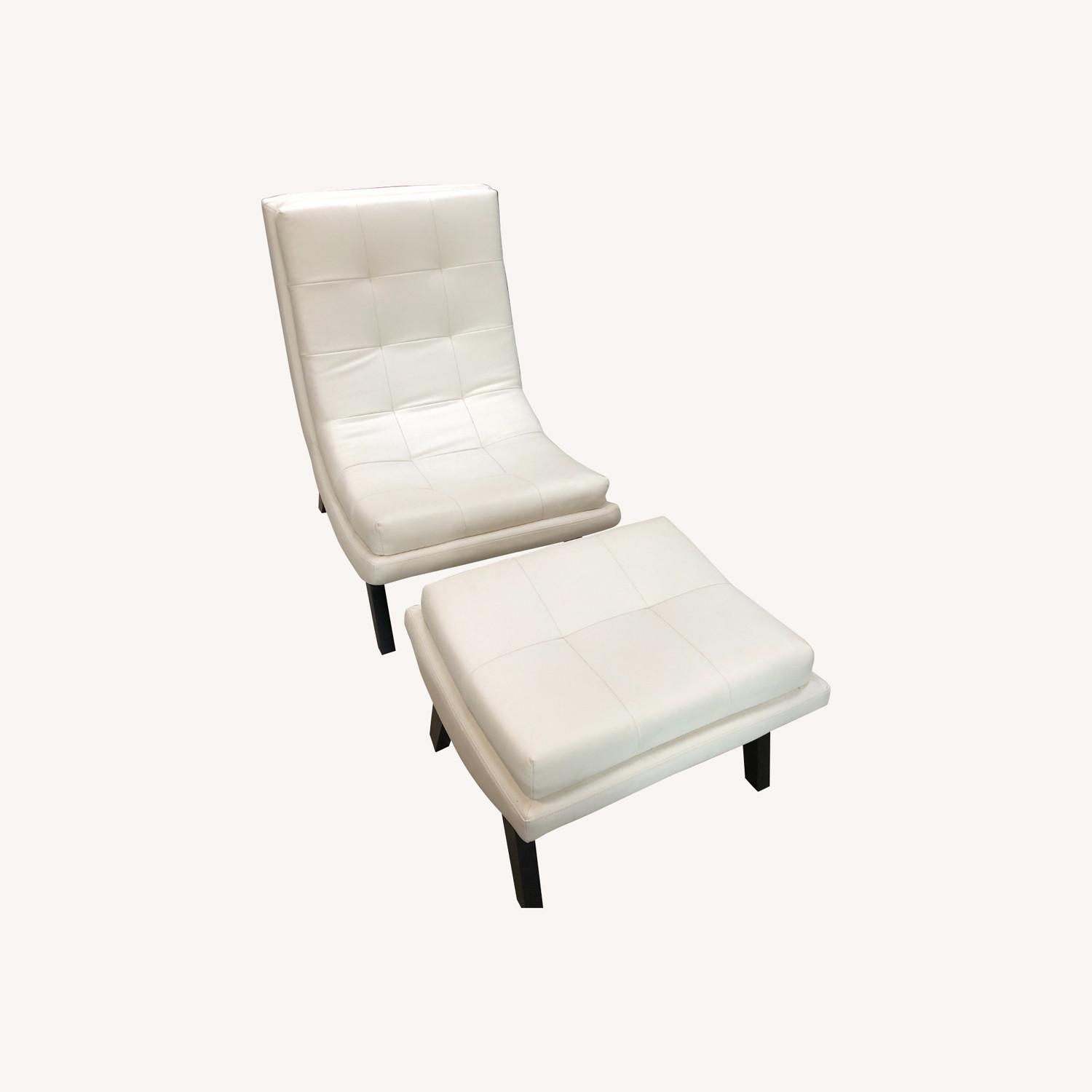 Wayfair Lounge Chair and Ottoman - image-0