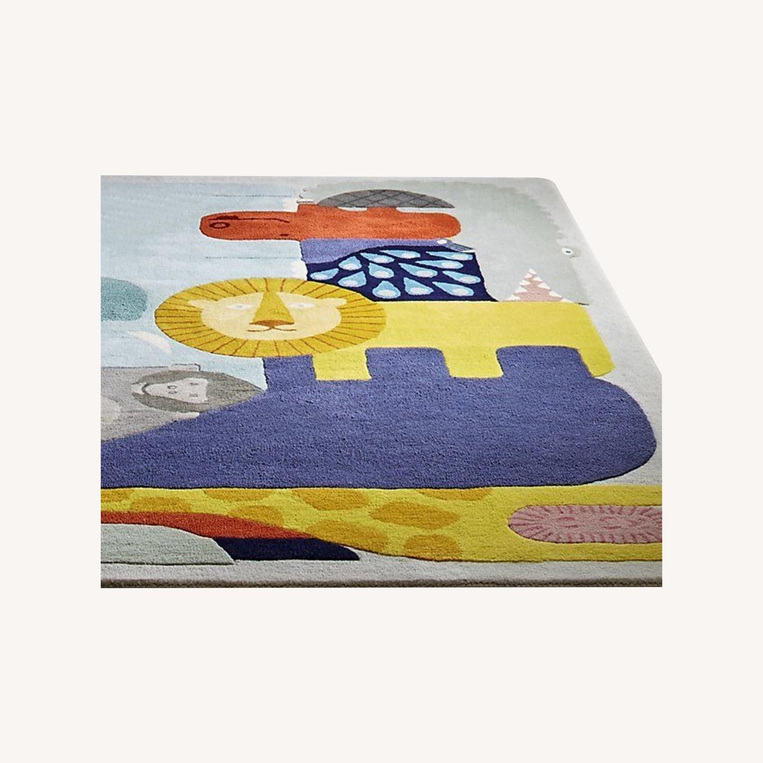 Crate & Barrel Nursery Area Rug 100% Wool - image-0