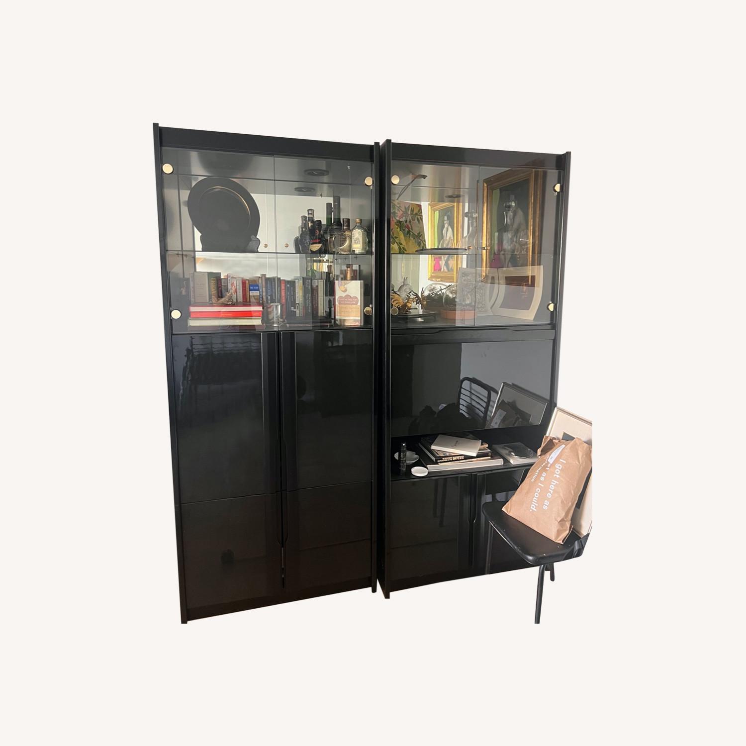 80s Vintage Custom-Made Bookshelves - image-0