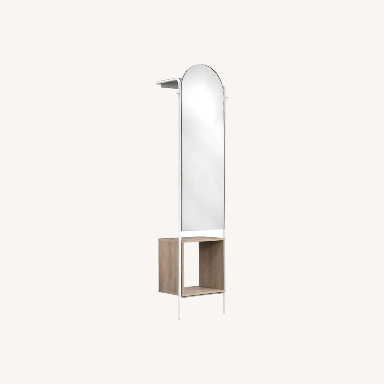 Entryway Mirror/Storage Organizer - image-0
