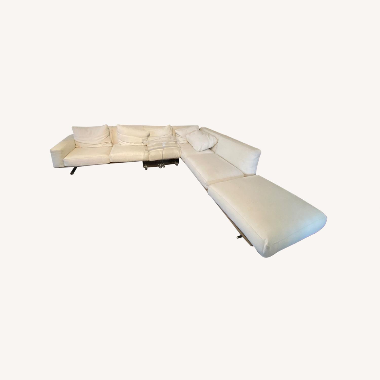 Antonio Citterio Flex Form White Couch - image-0