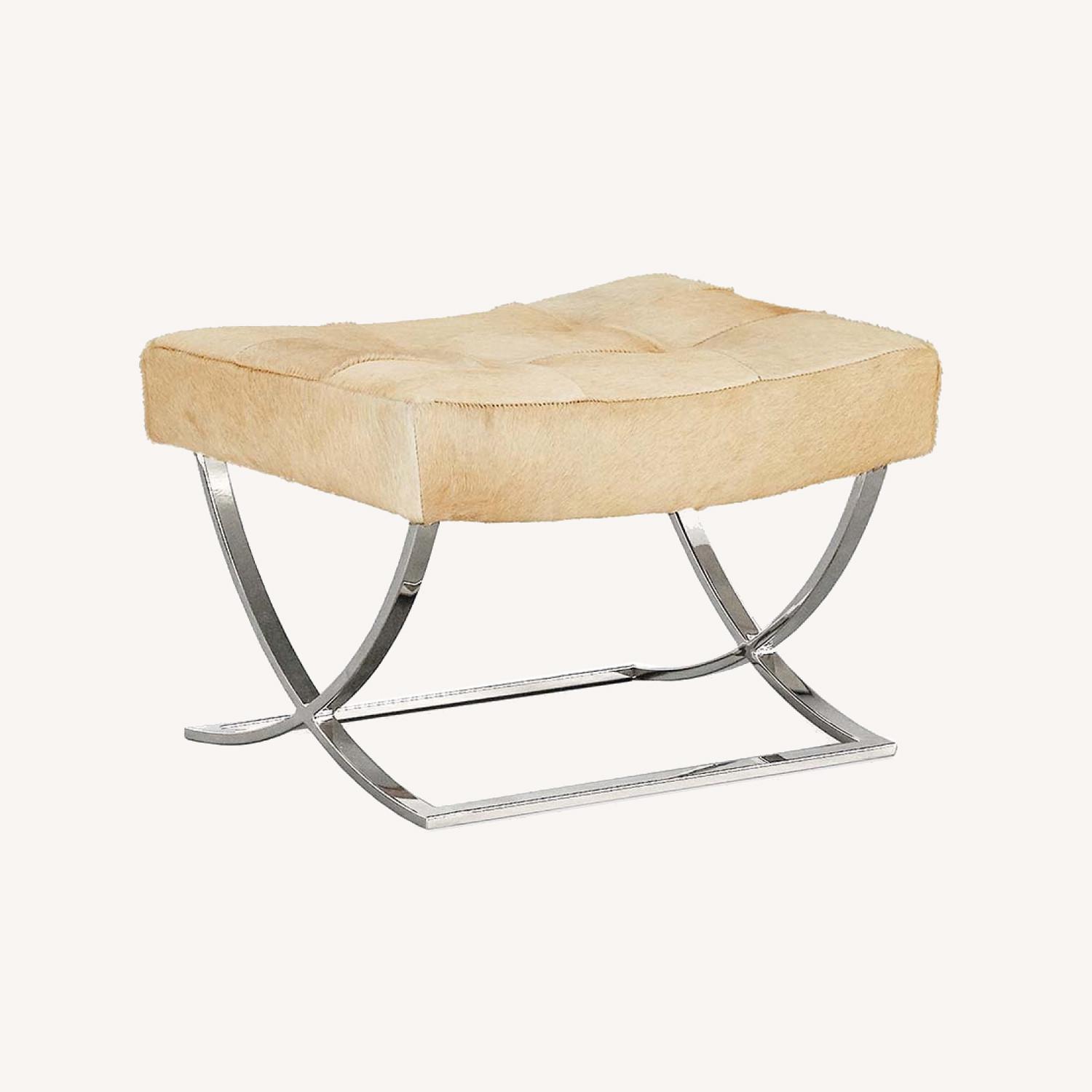 Williams Sonoma James Ottoman - image-0