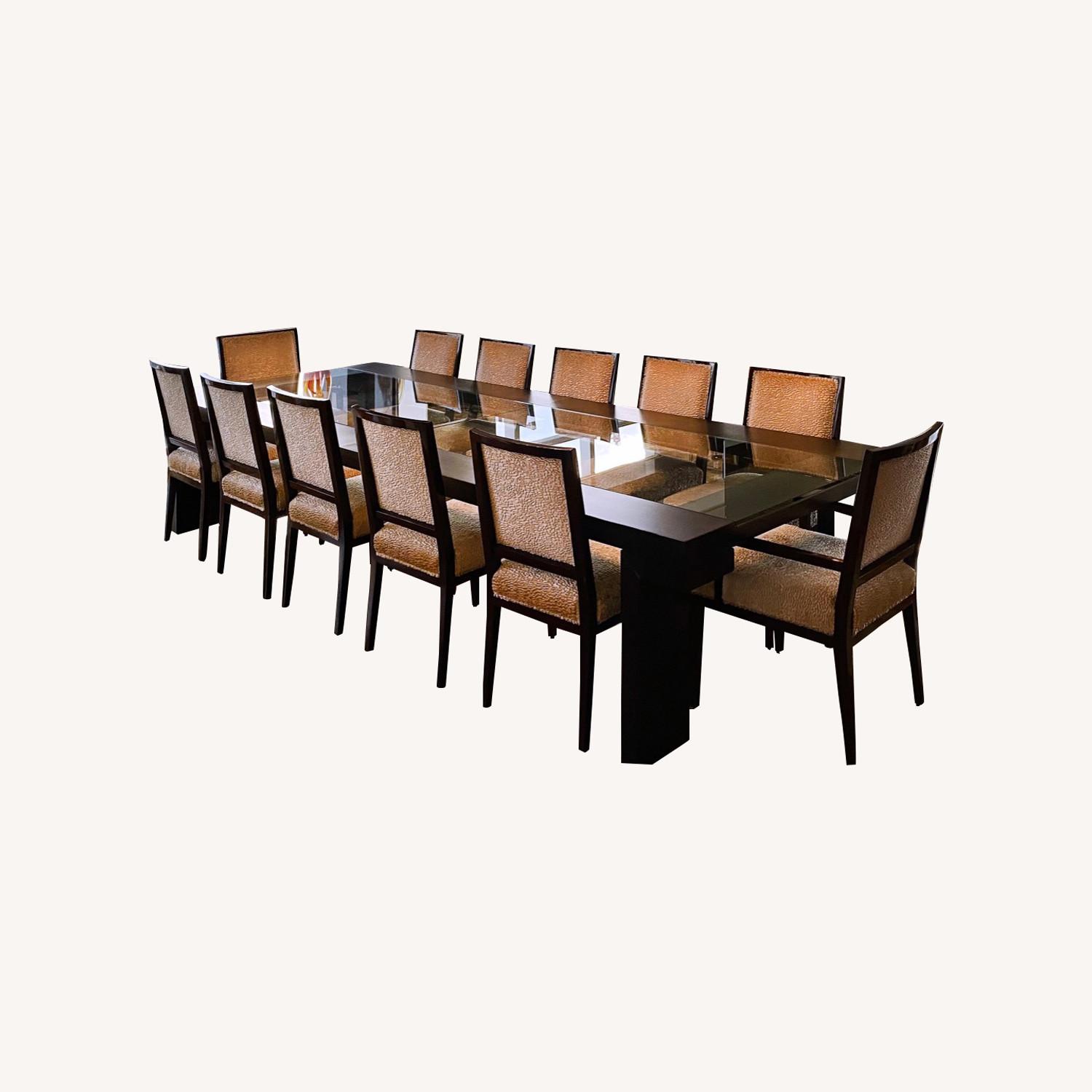 Special Design Dining Table and 14 Chairs - image-0